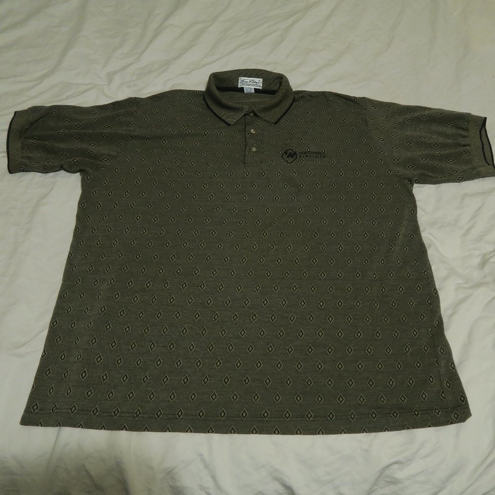 VTG Sea Palms by Hartwell Northwest Airlines Polo